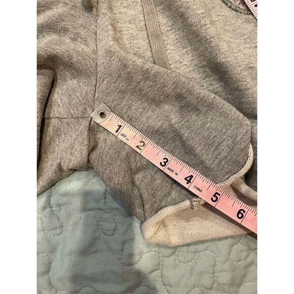 Nike Women's Gray Sweat Shorts XL Athleisure Lounge Drawstring Waist - Picture 4 of 9